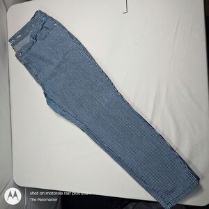 Women's Nautica Striped Denim Pants Size 32
